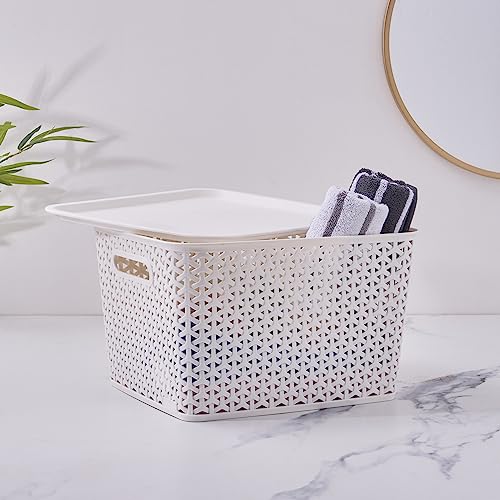 Home Centre Wilton Royal Storage Basket with Lid