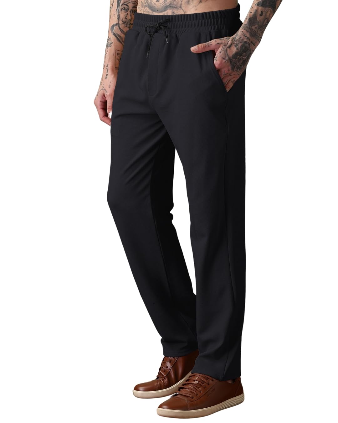 Urban Buccachi Men's Polycotton Straight Fit Track Pants | Mid-Rise with Flexi Waistband | Comfortable Active & Lounge Wear-picture-41