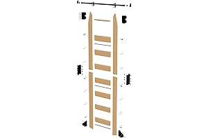 Sturdy and Convenient 8 ft Rolling Library Ladder Hardware Kit