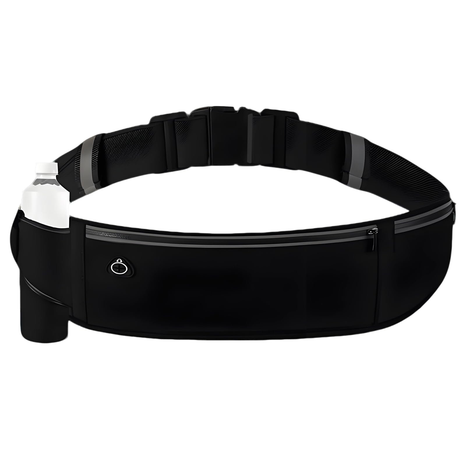 Alriedy 1PCS Running Waist Belt for Men & Women, Ultra-Light Water Resistant Running Pouch with Large Capacity, Adjustable Fitness Waist Pack, Fits Phones up to 7.2