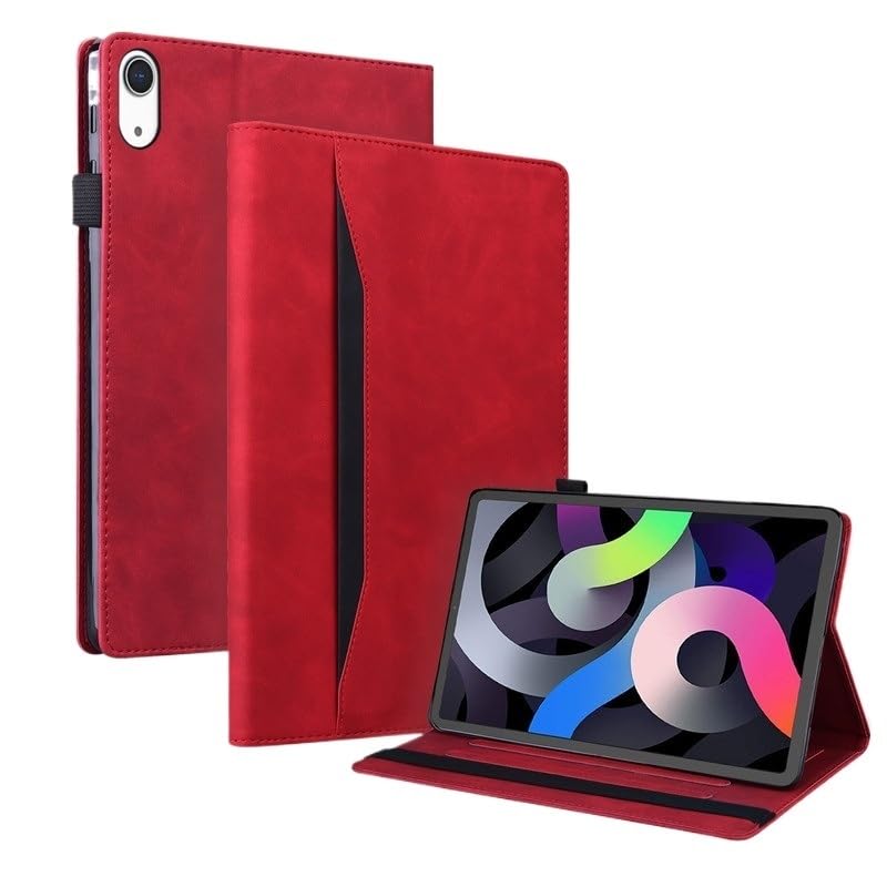 Ya en manzanajugosa.com: Funda Tipo Billetera de Cuero PU de Lujo Adecuada for Apple iPad A16 de 11 Pulgadas 2025 Base de Silicona Suave Cobertura Completa a Prueba de caídas(Red)