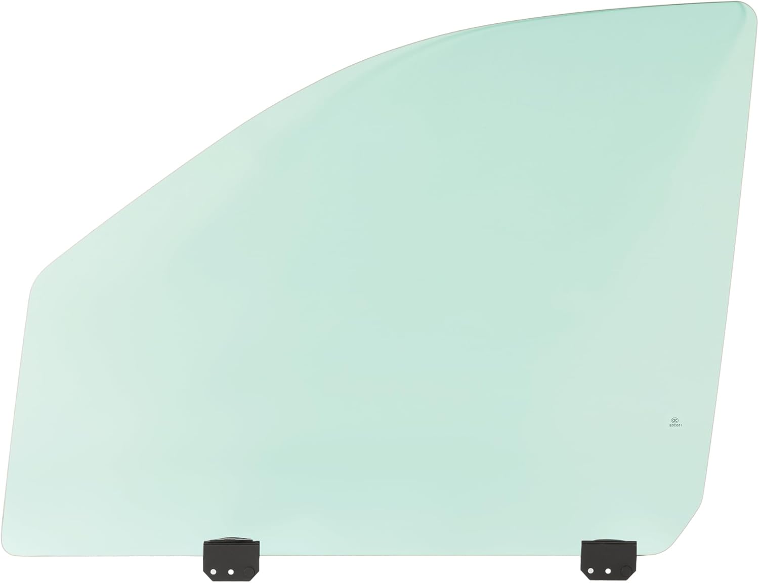 ALMULOO Left Side Front Door Window Glass Compatible with 2002-2009 Dodge Ram/Pickup 1500 2500 3500 4500 5500 4 Door Extended Crew Cab Light Green