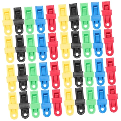 BESPORTBLE 4 Juegos Clip De Tienda Tent Gancho Ajustable Bridas para Cables De Servicio Pesado Bridas De Sujeción Reutilizables Clips De La Tienda del Dosel Sujetadores De Toldos 10 Uds * 4