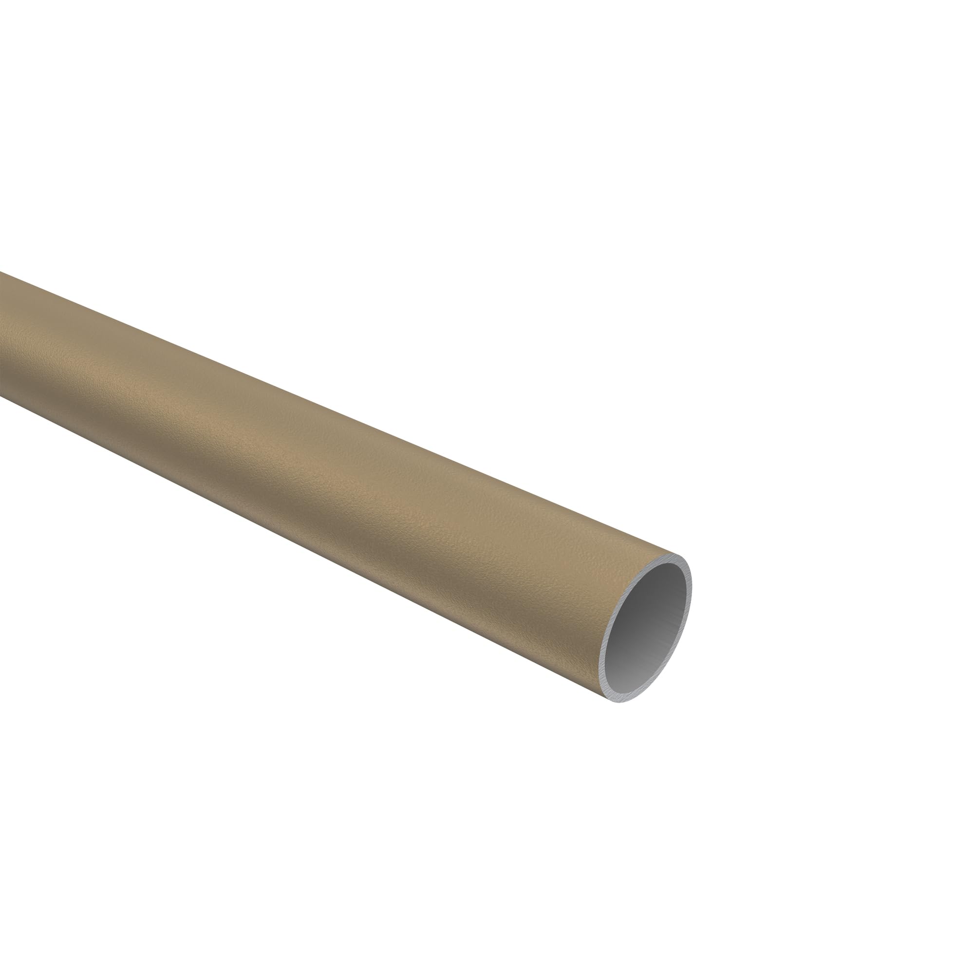 INTERDECO Gardinenstange 16 mm 2-läufig Gold matt/Schwarz 100 cm