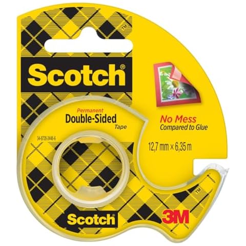 Scotch Double-Sided Tape with Dispenser Cover