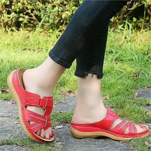 Summer Women Wedge Sandals Orthopedic Open Toe Sandals3