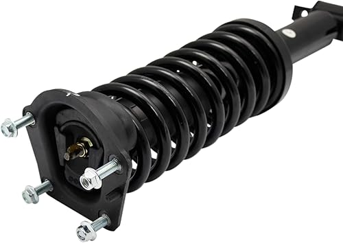 Miniatura 425 de TRQ Kit de suspensión delantera, conjunto de amortiguadores y resortes, barra estabilizadora, enlace estabilizador compatible con Chevrolet