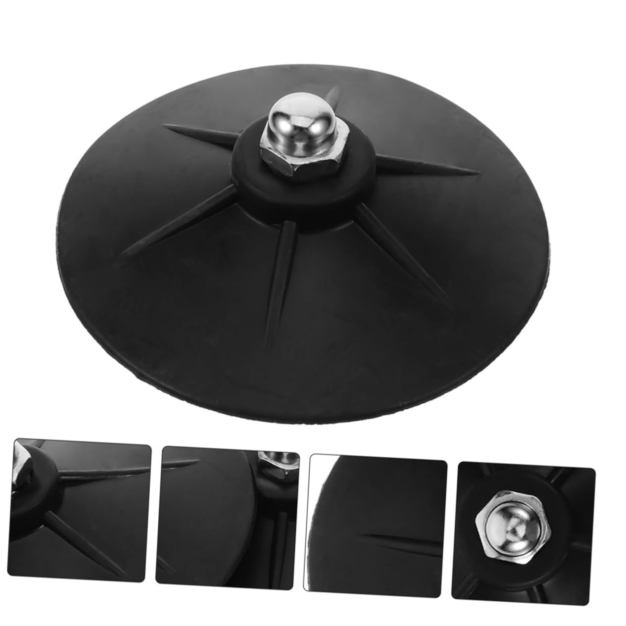 POPETPOP 8pcs Boxing Speed Bag Suction Cups Bounce Back Base Sturdy Rubber Hooks for Freestanding