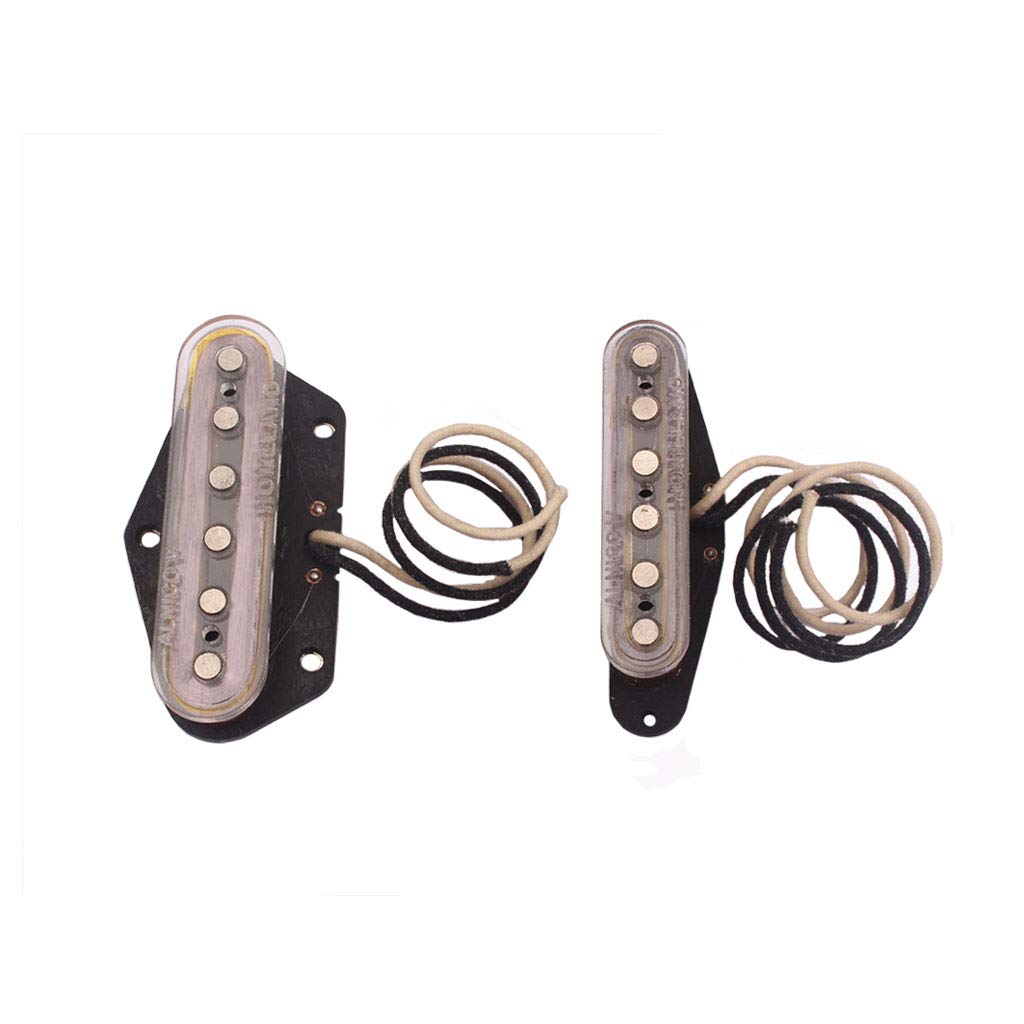 Alnicov 6 Corde Antichità Pickup Set Collo & Ponte Per TeLe Chitarra Elettrica Accessori