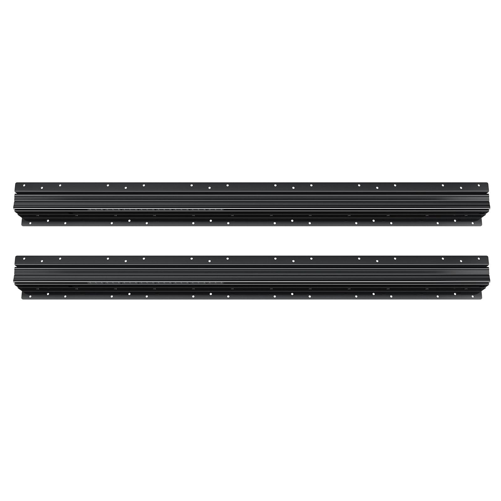 VEVOR Guide per Cassetti Sottotop, Guide per Mobili Sottoscala con Cuscinetti a Sfera a Estensione Completa, Capacità 117 kg, Guide Resistenti, per Sostituzione, Nero 1000 mm, 1 Paio