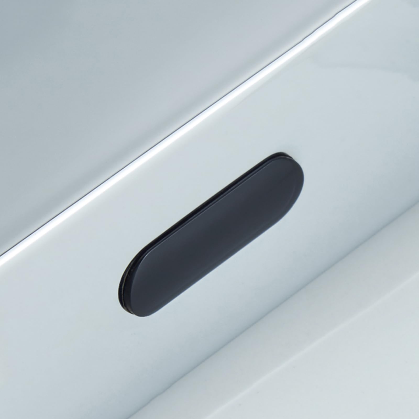 XJTNLB Grifo Sensor Automatico Grifo Cascada Lavabo Laton Griferia Baño Agua Fria y Caliente,Cromado,Alto