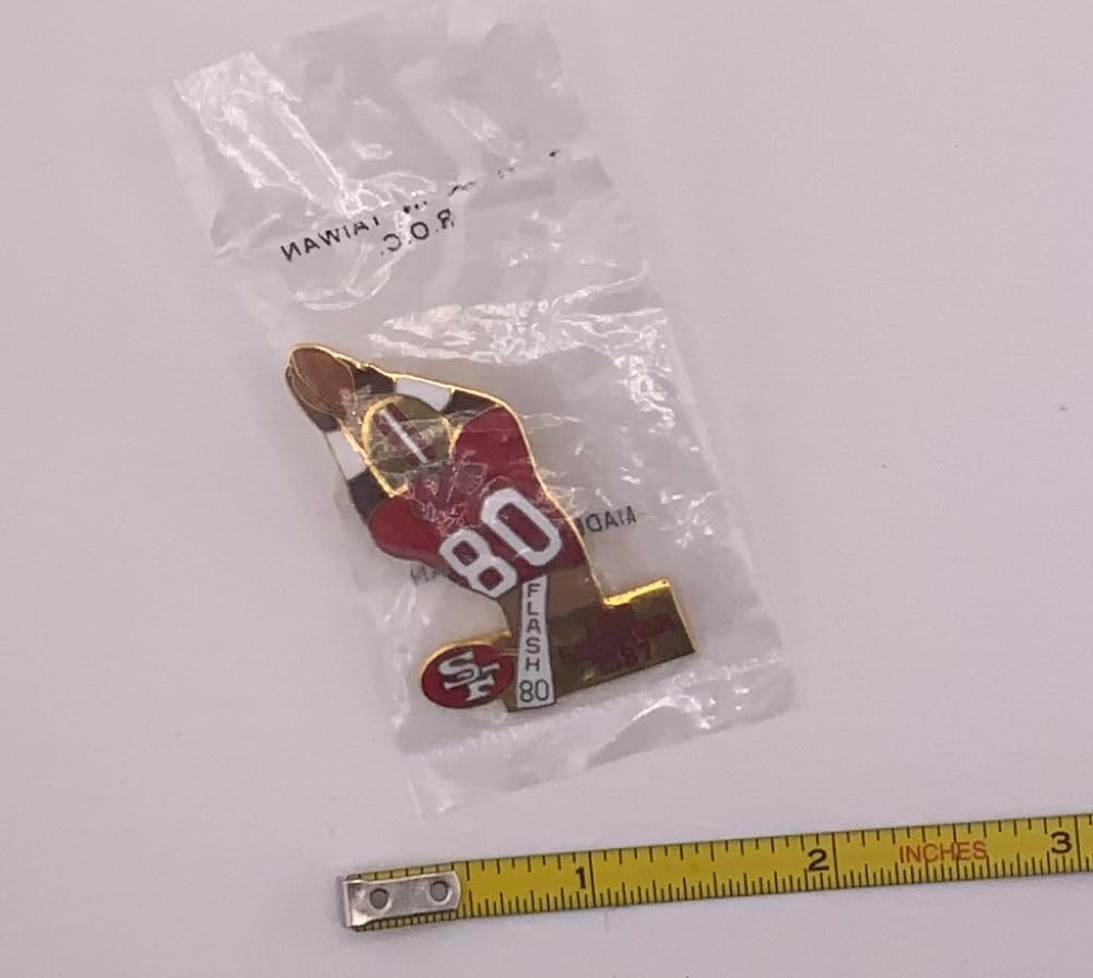 Football NFL Jerry Rice Flash 80 Hat Pin