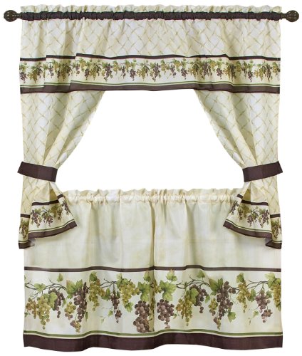 Achim Home Furnishings Tuscany - Printed Cottage Set - 57x24