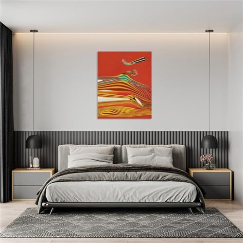 Tableau Max Ernst toile art célèbre affiche paysage 50x65cm - 5