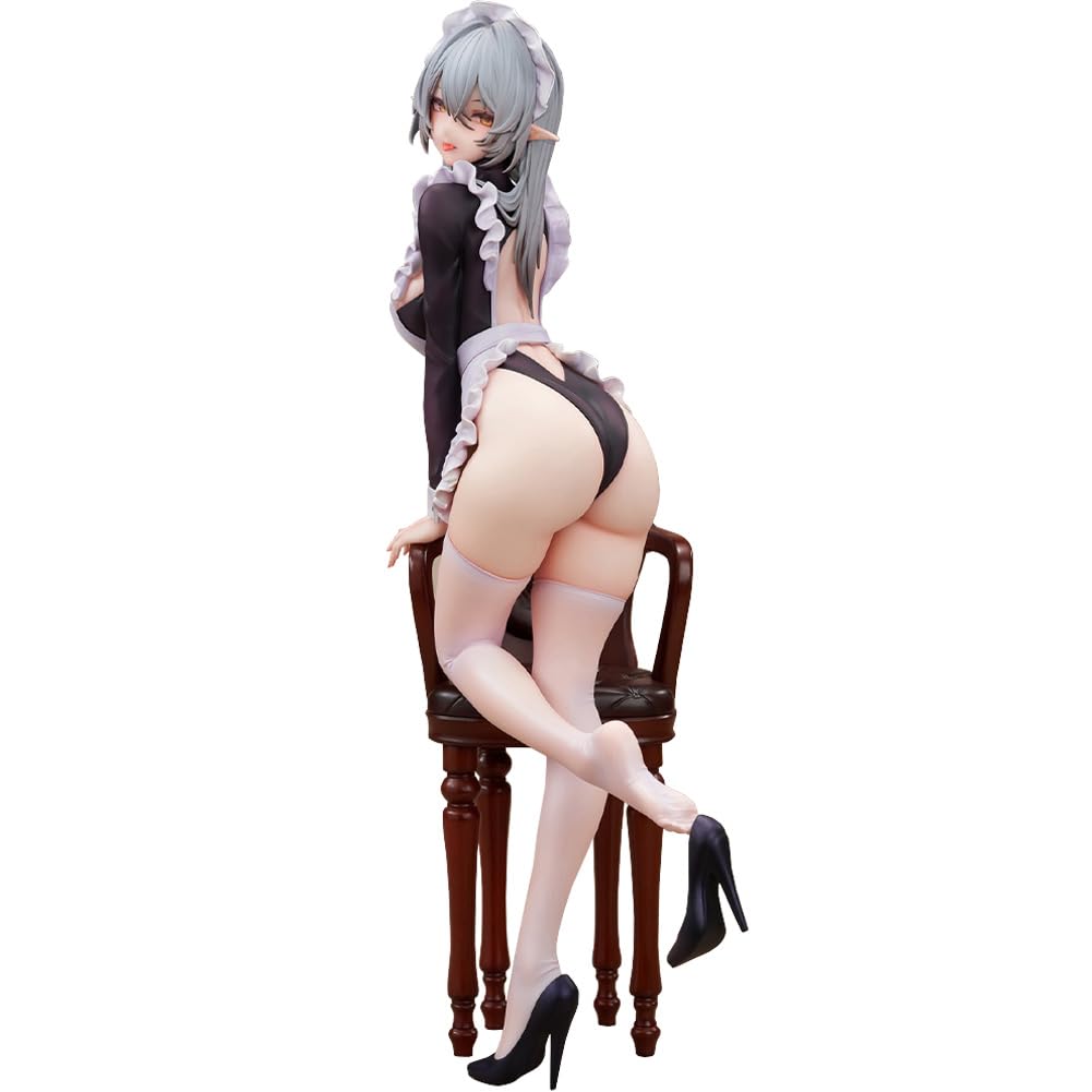 DEXSHUN Saborigachi NA Ochame Maid-Nozomi figurka anime Ilustracja Pokojówka z serii Figurka akcji PCW Anime Statua na biurko, ornament, przedmiot kolekcjonerski, prezent, 27 cm