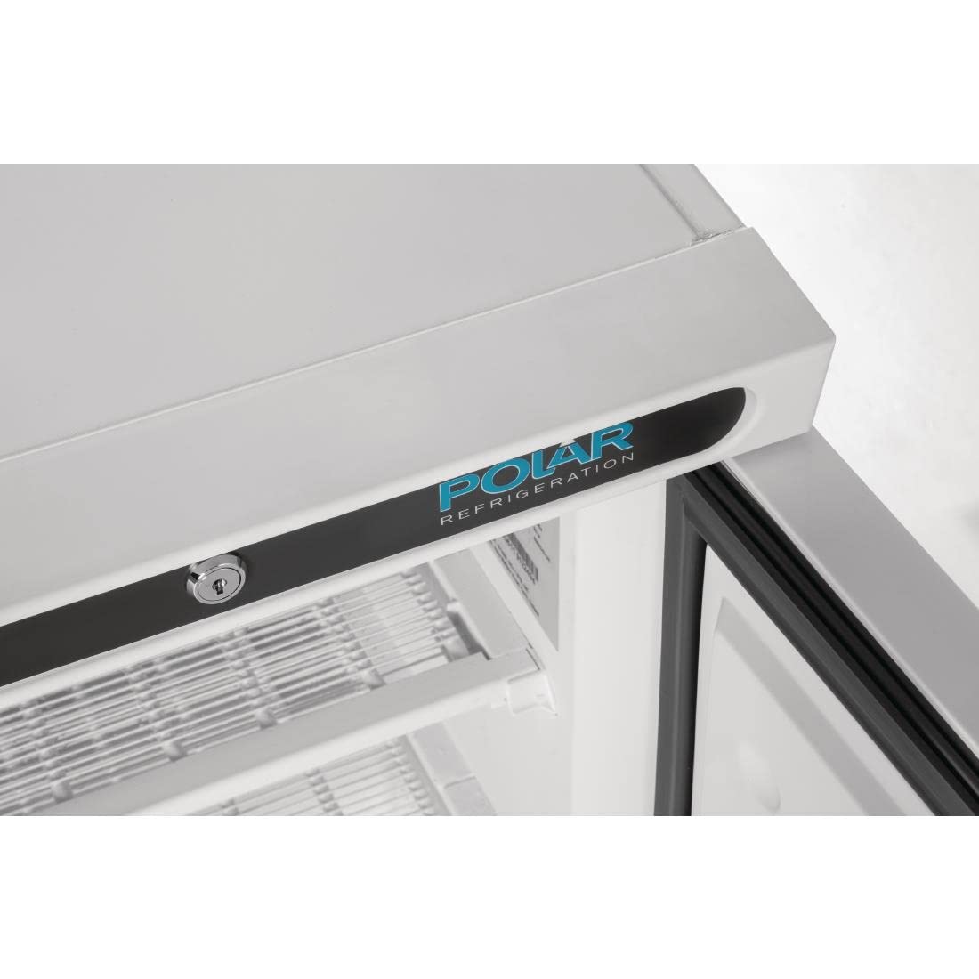 Polar debajo del congelador comercial blanco 140L LED Display Catering