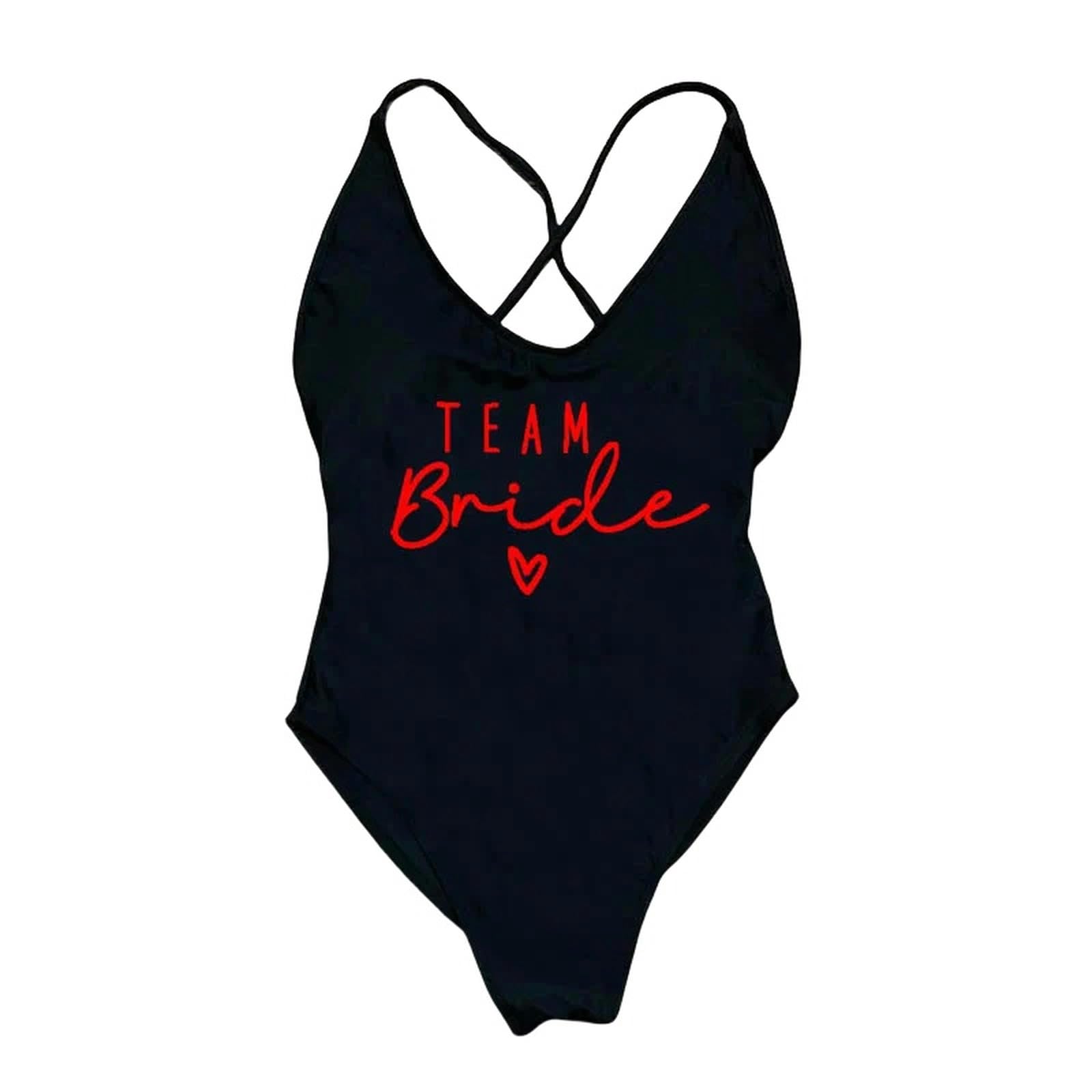 Team Bride Lettres en Forme De Coeur Nuptiale