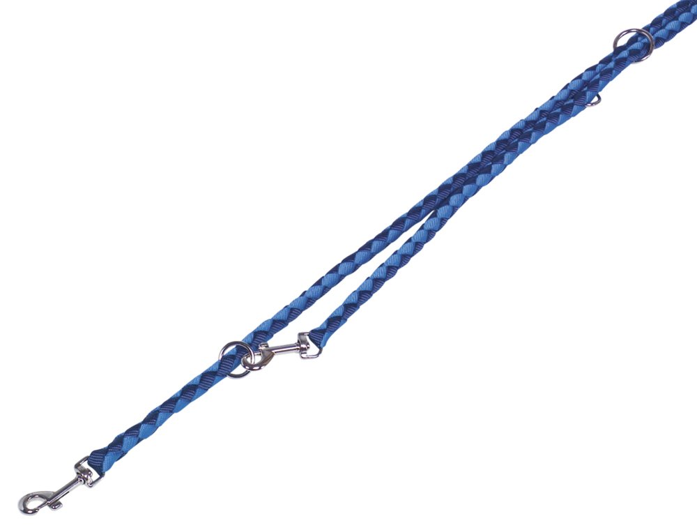 Nobby Corda Lead Length 200 cm Width 15/20 mm Blue/Light Blue