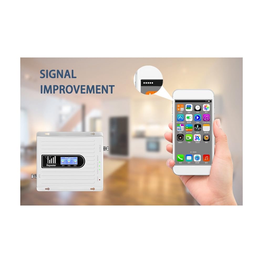 Amplificateur de Signal Tri-Bande B1 B3 B8 900 1800 2100 MHz GSM WCDMA LTE Répéteur de Signal Universel Prise UE