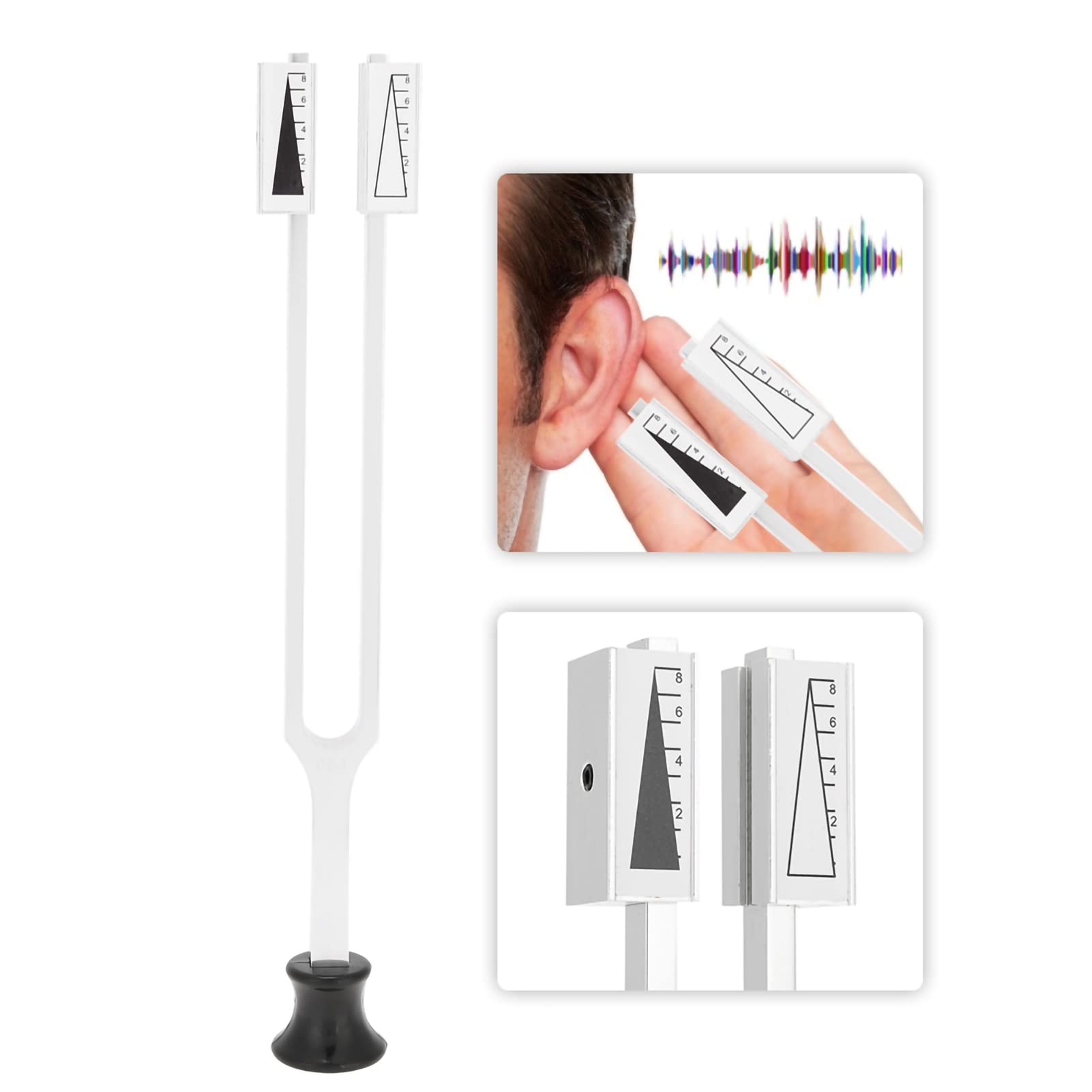 C64Hz Medical Tuning Fork, Forcella di sintonizzazione medica in lega di alluminio, strumenti di sintonizzazione delle vibrazioni di salute diagnostica strumento di terapia