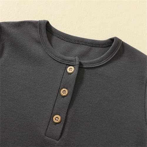 Little Boys Short Sleeve Henley Shirt Kids Casual Button Down Summer Lightweight T-Shirts Teen Basic Cotton Crewneck Tops Tee2