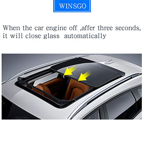 WINSGO Car Auto Power Sunroof Glass Closer for Renault Kadjar/Koleos/for Nissan NIRO 2017-2018/X-Trail T32 Panoramic sunroof - (A)