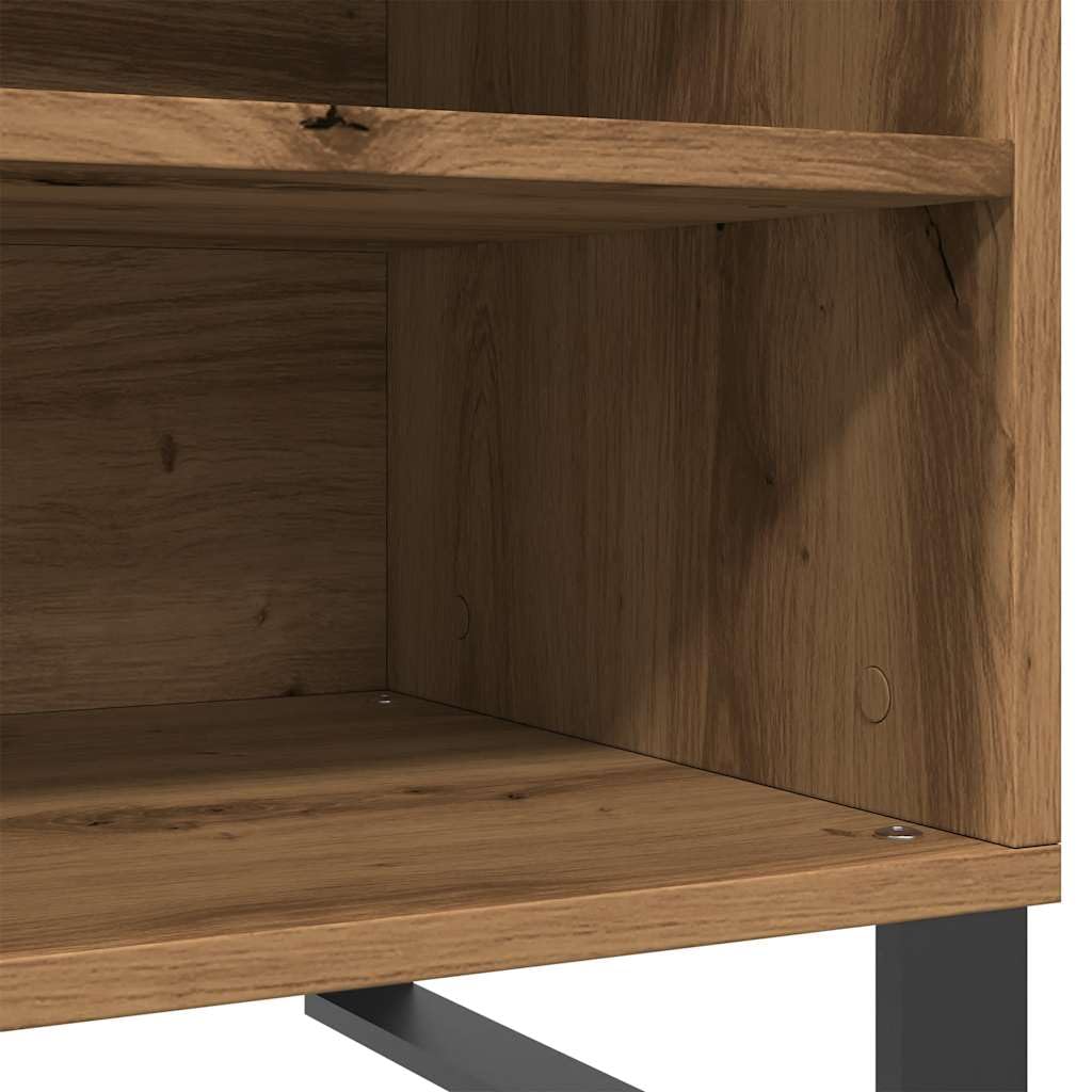 vidaXL Mueble Discos Madera de ingeniería Roble Artisan 84,5x38x48 cm