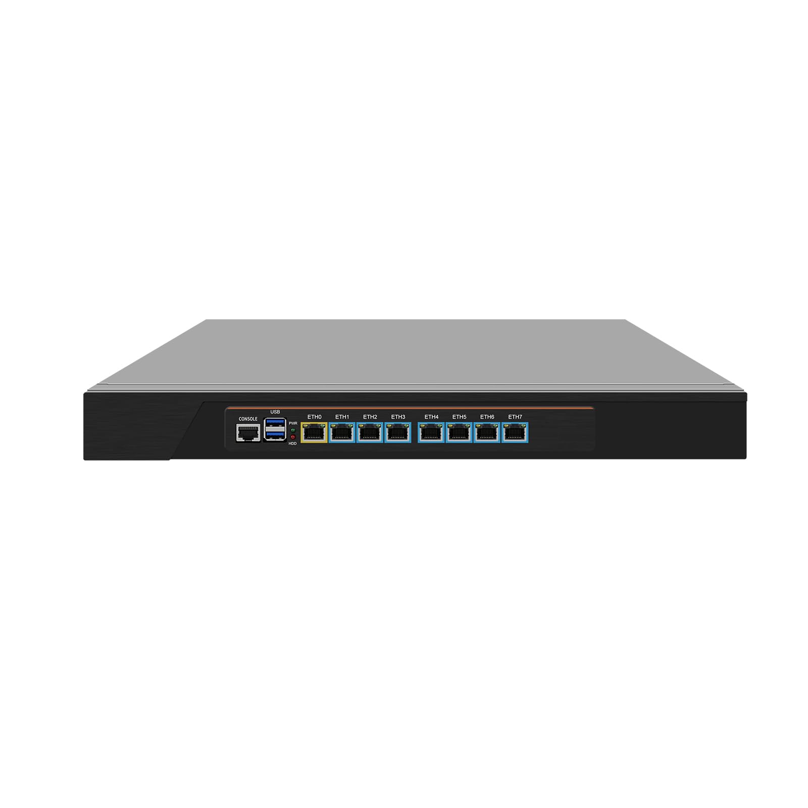 Firewall, VPN, 1U Rackmount Device, PFSense, OPNsense, Network Appliance, Router PC, I3 4100M, RJ68, AES-NI, 8 x I226-V 2.5GbE LAN, COM, VGA, 4G RAM, 32G SSD