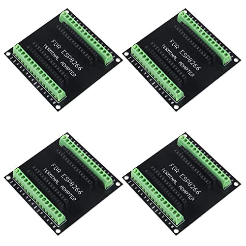 Placa de expansión ESP8266 GPIO 1 en 2 NodeMCU ESP-12E de Alinan con 4 unidades para desarrollo