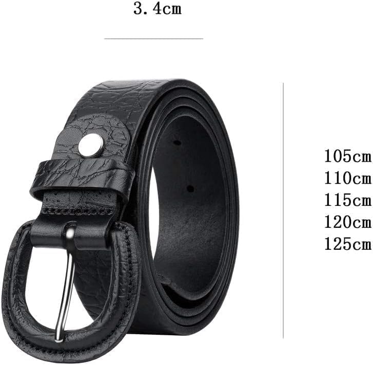 Sress Belts Soft Belt Head Layer Pure Leather Men Belt Leather Casual Men Pin Buckle Belt Smooth Leather Casual Belts2