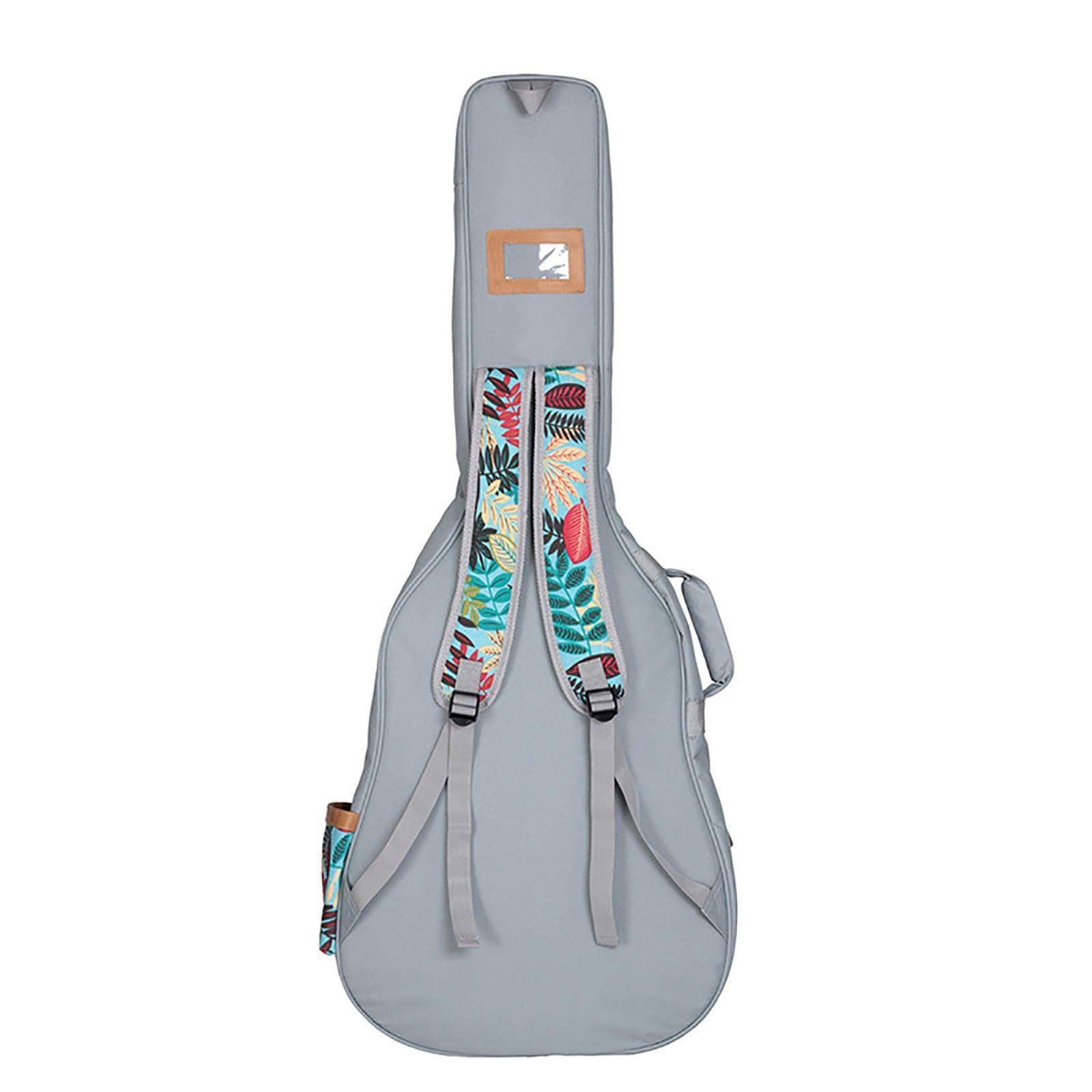 Futerał do przenoszenia gitary pogrubiony 41 cali folkowa torba na gitarę akustyczną, szary, Jeden rozmiar