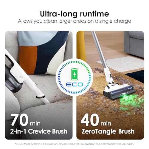 Image of Tineco Floor ONE S5 Smart Cordless Wet Dry Vacuum Cleaner and Mop for Hard Floors Pure ONE Station 5 Cordless Smart Vacuum with 2.5L Auto Dust Base & Floor Cleaning Solution
