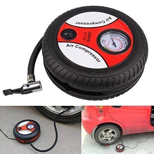 MA Mini 12V Tire Inflator Compact Durable Car Air Compressor Pump