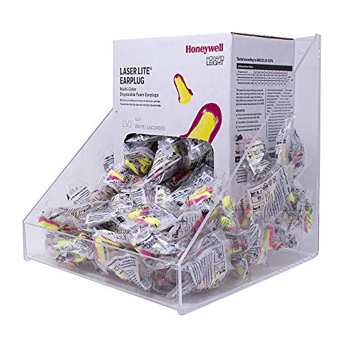 Image of NMC AEP-3 Earplug Tray - 10.5 in. x 10.5 in. x 10.5 in. Cube, Clear Acrylic Dispenser for Earplugs