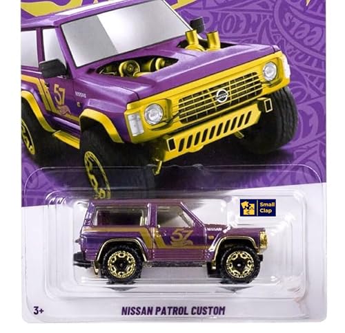 Image of 1:64 HW Nissan Petrol Custom Pearl & Chrome Series Original HW Die-Cast Vehicle (Multicolor)