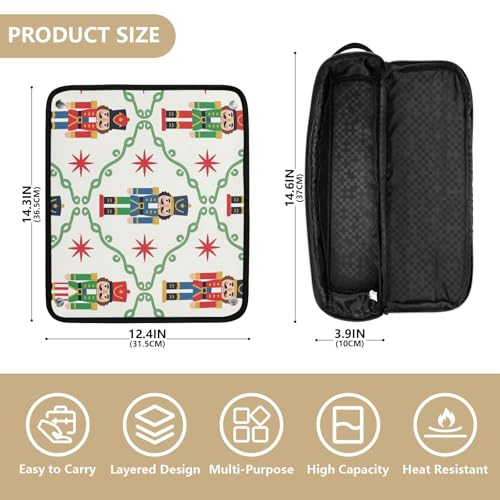 Estuche de viaje 2 en 1 para planchas y rizadores de pelo miniatura 4