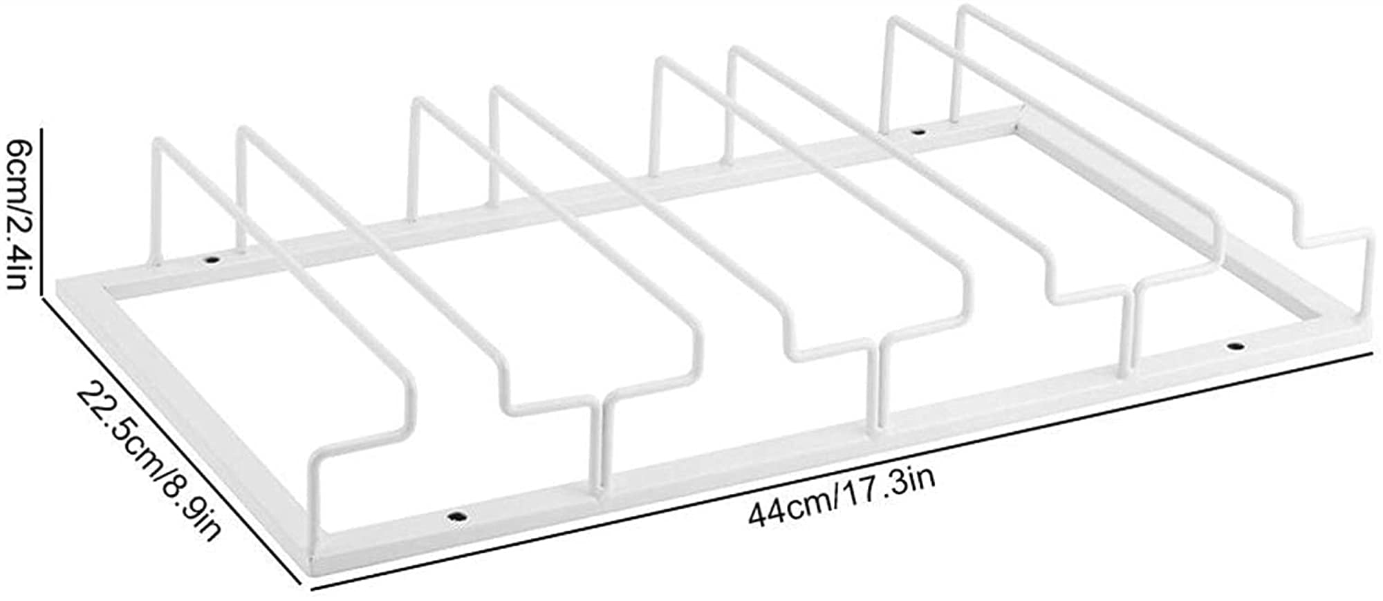 XMING Rack de copa de vino for el hogar, gabinete de vino soporte de copa, estante de vino, estante de vino bastidor colgante (Size : 4 Rows 1 Pack)