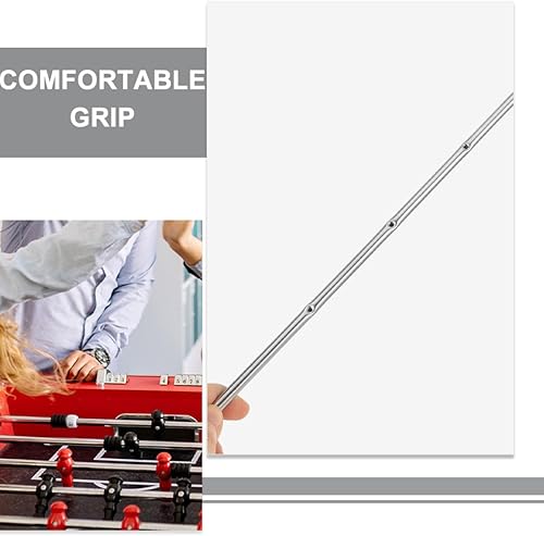 Miniatura 5 de ibasenice Poste de futbolín de metal de operación de futbolín Accesorios de mesa de futbolín Máquina de operación de fútbol poste para reemplazar