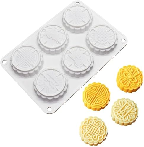 Molde De Silicona 6 Flower Silicone Cake Mold Handmake Diy Bread Mould Silicone Moulds For Cake Mooncake Mold Cake Tools