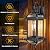 Roravilila 18” 2-Pack Black Porch Lights Outdoor Light Fixtures, Anti-Rust Aluminum Exterior Light Fixtures with Clear Glass Wall Mount Lanterns Outside Lights for House, IP65 Waterproof Wall Lights
