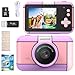 YunLone ToyZoom Fotoapparat für Kinder, 24 MP Selfie, Digitalkamera, 1080P HD, Videokamera mit 32 GB SD-Karte, Geburtstagsgeschenk - Violett (Purple digital Camera)
