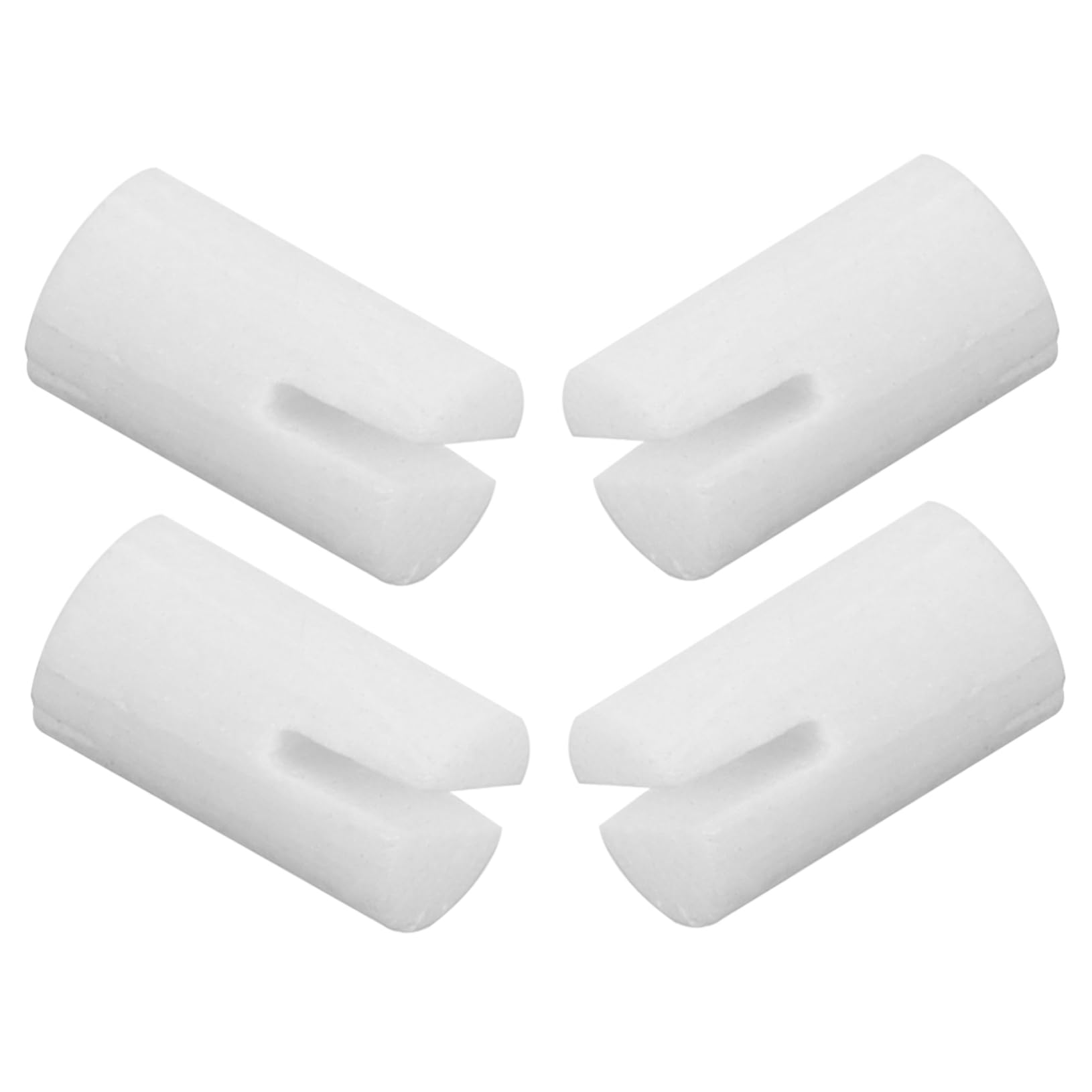 TOYANDONA 4pcs Cool for Banjo Players Bone Nut Blanks for Banjo Replacement Banjo Nut Bone for Banjo Bone Nut Banjo Guitar Accessories Nut Pod The Nuts White Beef Bone Gadgets