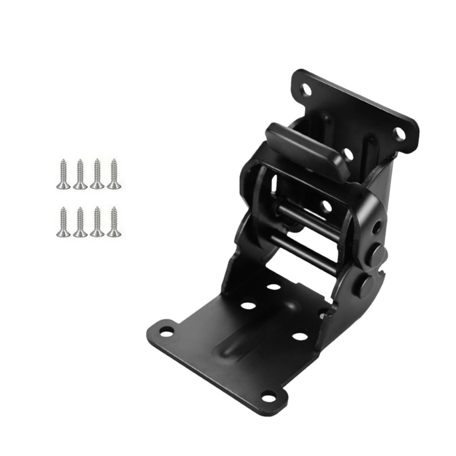 1pcs 0/90/180 Degree Hinges with Screws Furniture Hinges(Black)