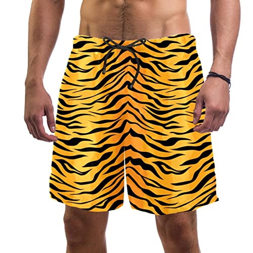 Maillots de bain pour hommes anti humidité short de plage tigre