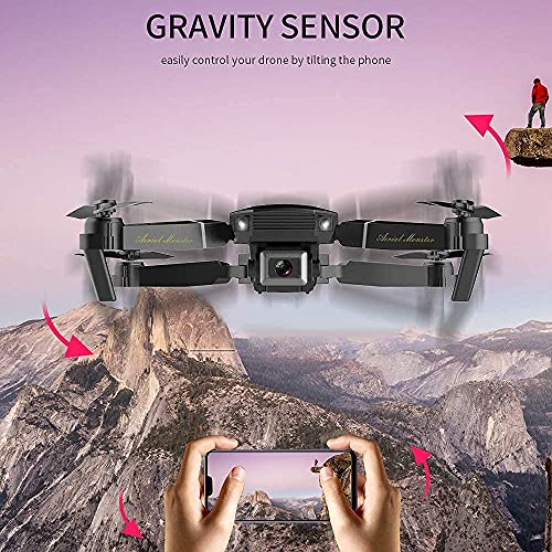 RC Drohne mit Kamera 4K Drohne Dual Kamera RC Quadcopter WiFi FPV Drohne Headless Modus Höhe Halten Geste Foto Track… – Bild 8