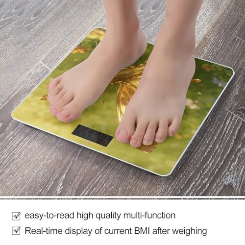 Báscula digital para baño con pantalla LED clara miniatura 5