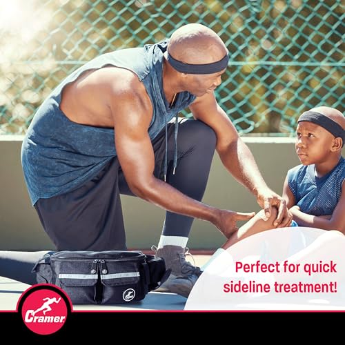 Image of Cramer Deluxe Fanny Pack for Athletic Trainers, Lightweight With Quick Access Pockets, Empty, Waist Bag With Quick Access Pockets,Carries Essential Supplies, Including Tape and Scissors, 1 Count