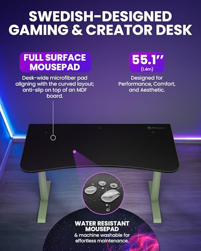 Image of Arozzi Arena Medium Gaming Desk Forest