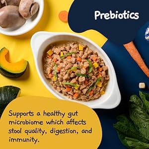 MOOCHIE Grain Free Moist Canine Meals for Small Canine – Digestive Care – Made with Actual Rooster, Beef and Greens – No Added Preservatives or Synthetic Flavoring – 12 x 3 oz Pouch