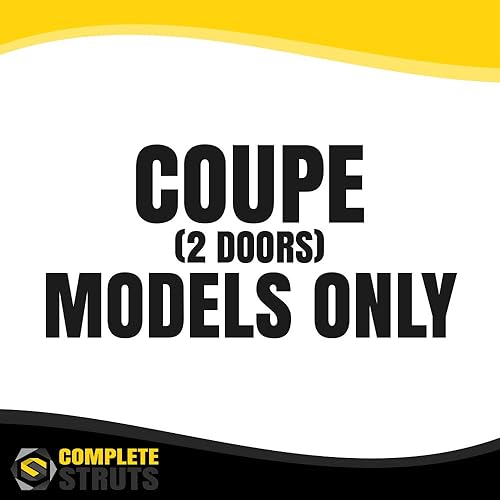 Miniatura 2 de COMPLETESTRUTS - Conjunto de puntal completo delantero con resortes helicoidales y amortiguadores traseros de repuesto para Honda Civic Coupe